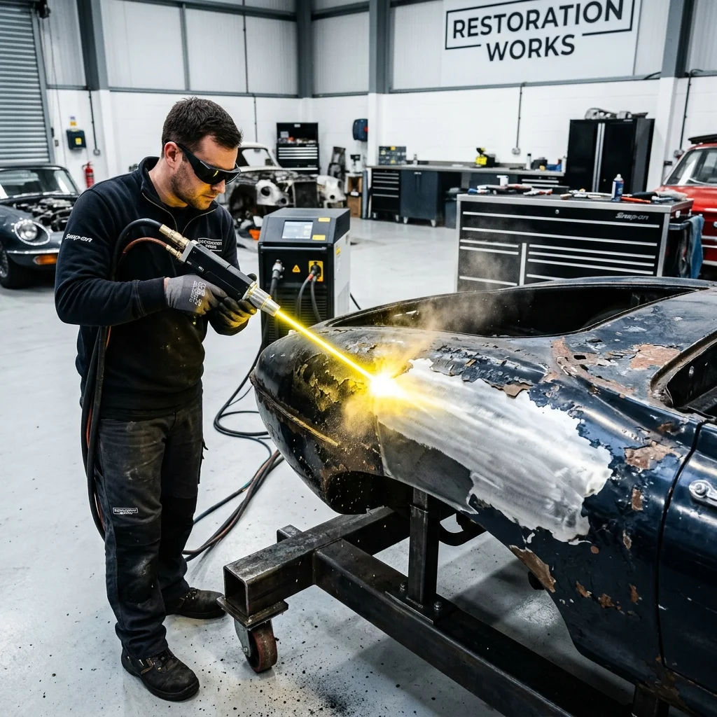 Restoring Classic Cars in Miami: Laser Paint Removal Local Laser Services