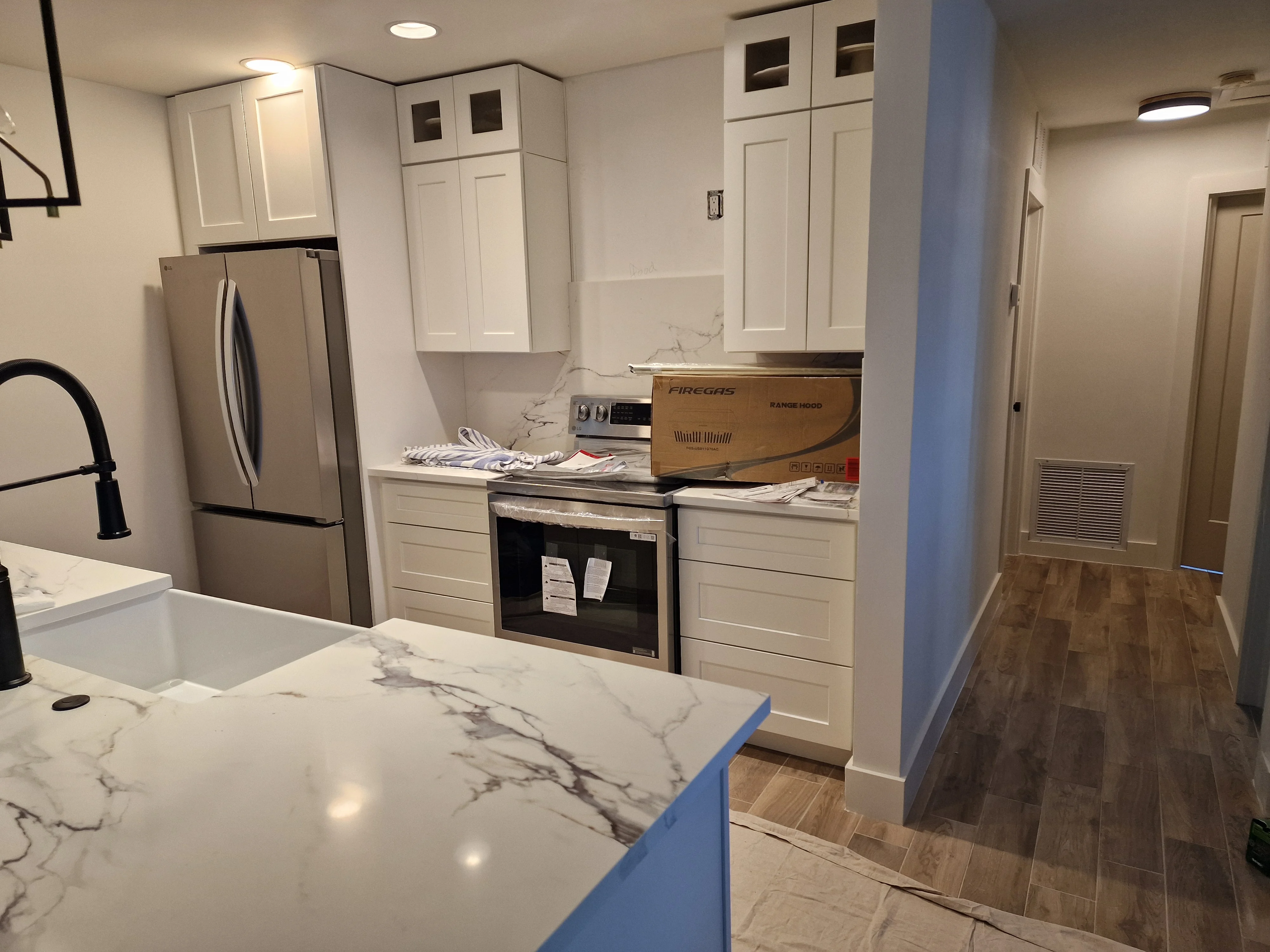 Full Remodel - After painting and floor protection