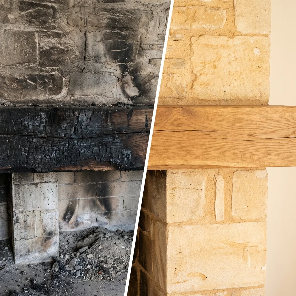 Fire Restoration Before and After