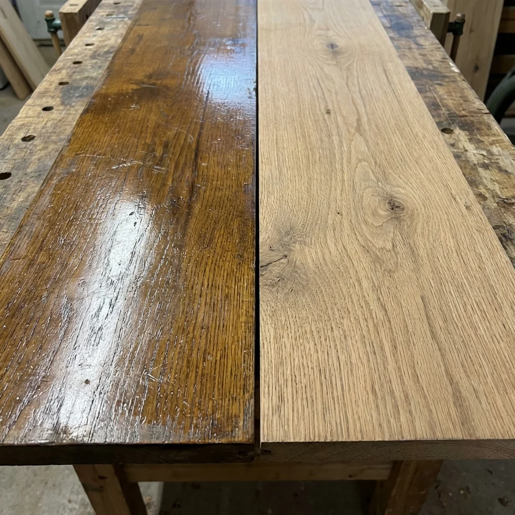 Wood Restoration Before and After