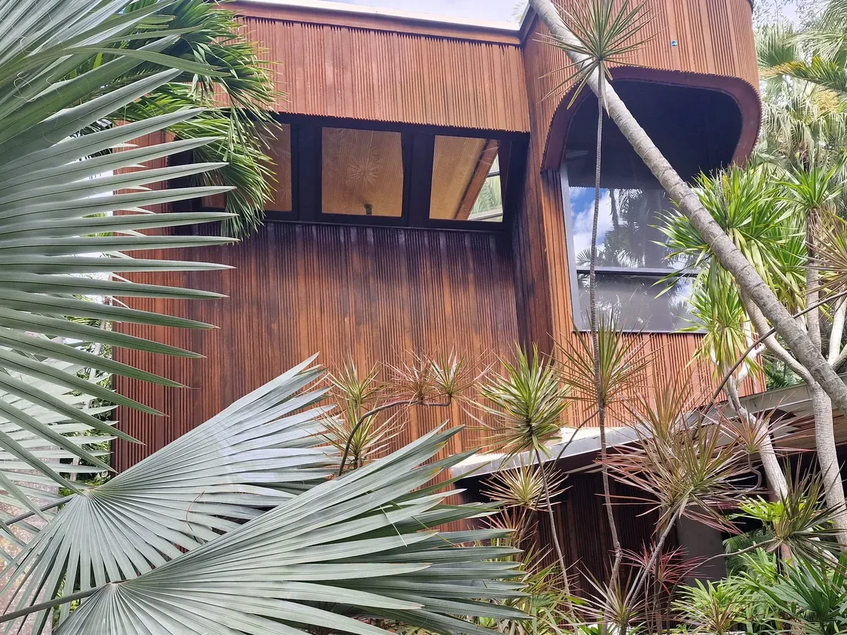 Old charred wood surface before laser cleaning restoration