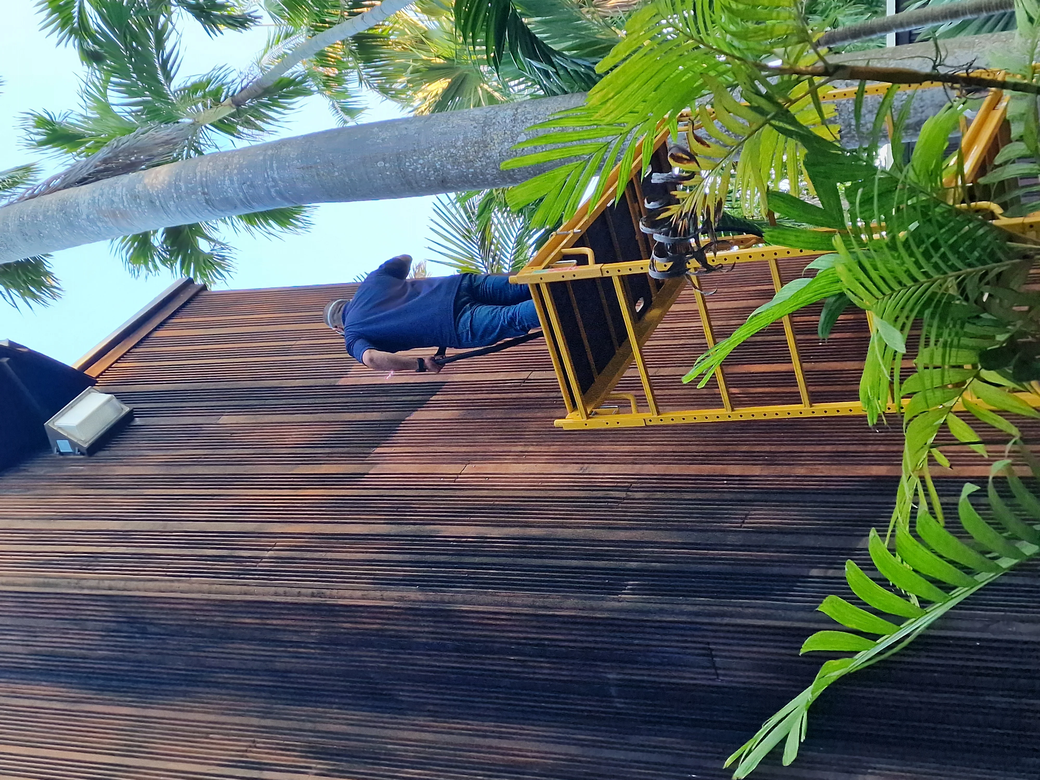 Wood Facade Laser Cleaning - Before vs After